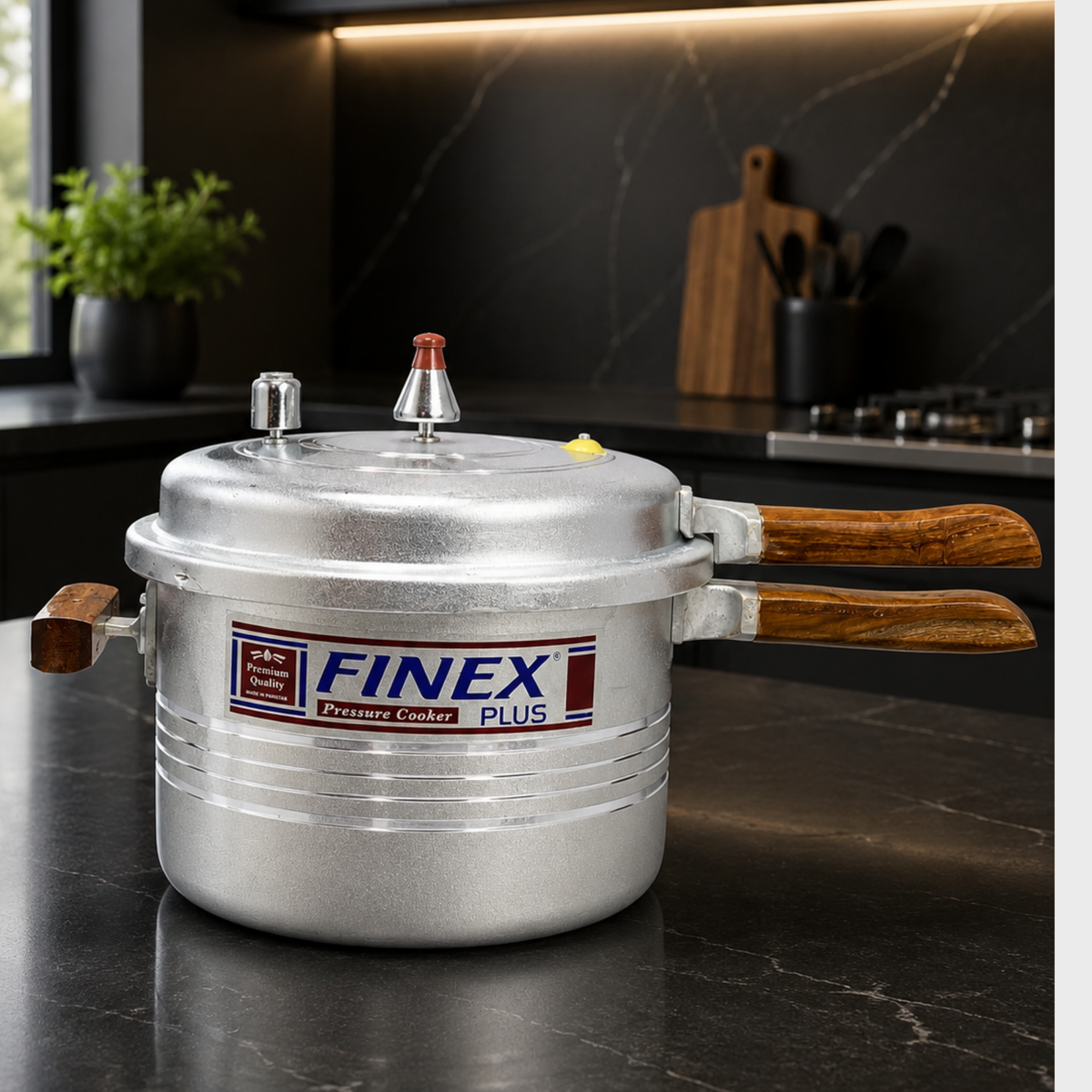Heritage Pressure Cooker with Wooden Handle