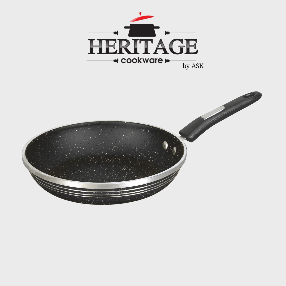 Heritage 24 CM Premium Marble Coated Frying Pan