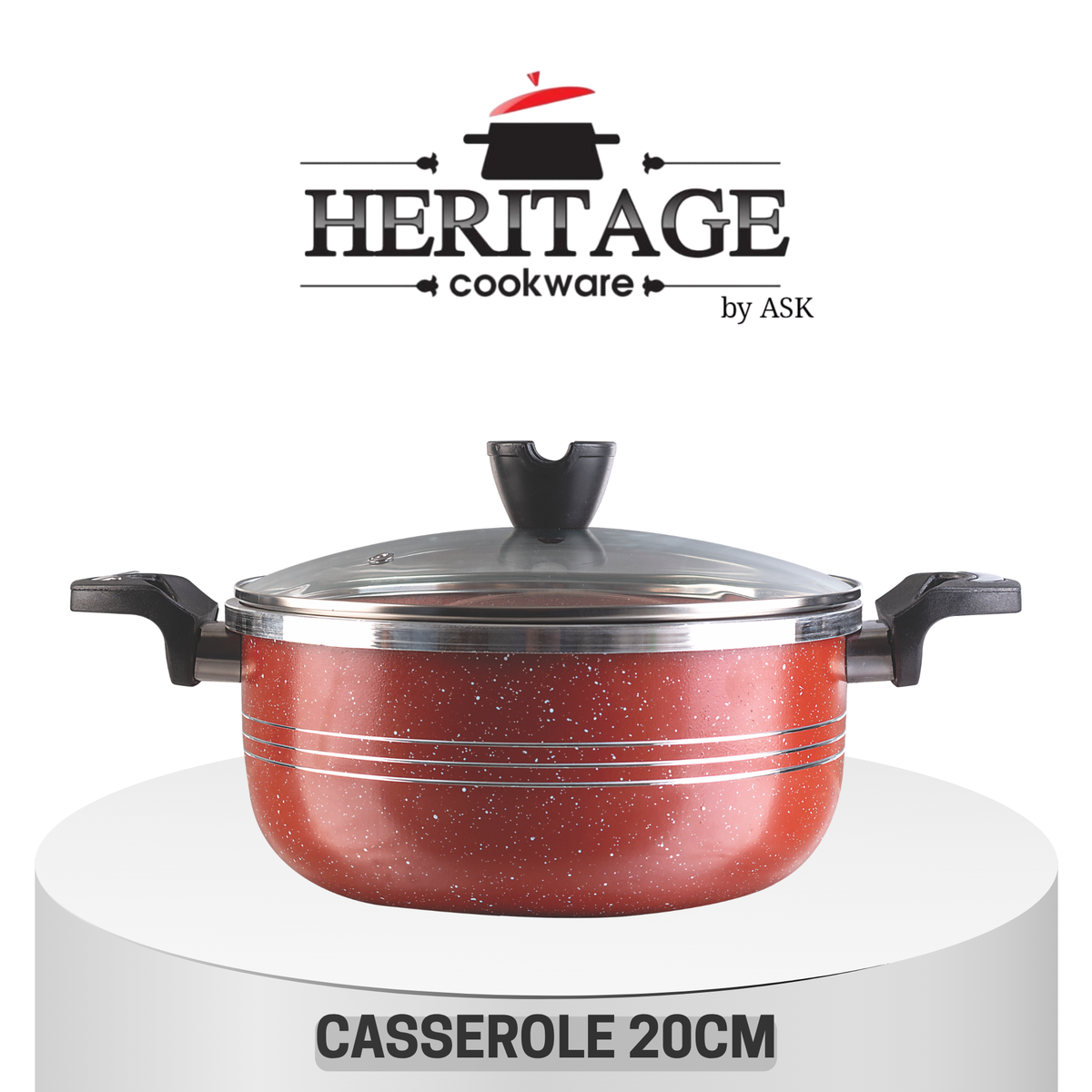 Italian 17 PCS Premium Marble Coated Non-Stick Cookware Set