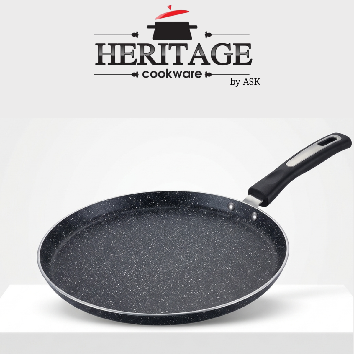 Heritage 30 CM Premium Marble Coated Non-Stick Hot Plate