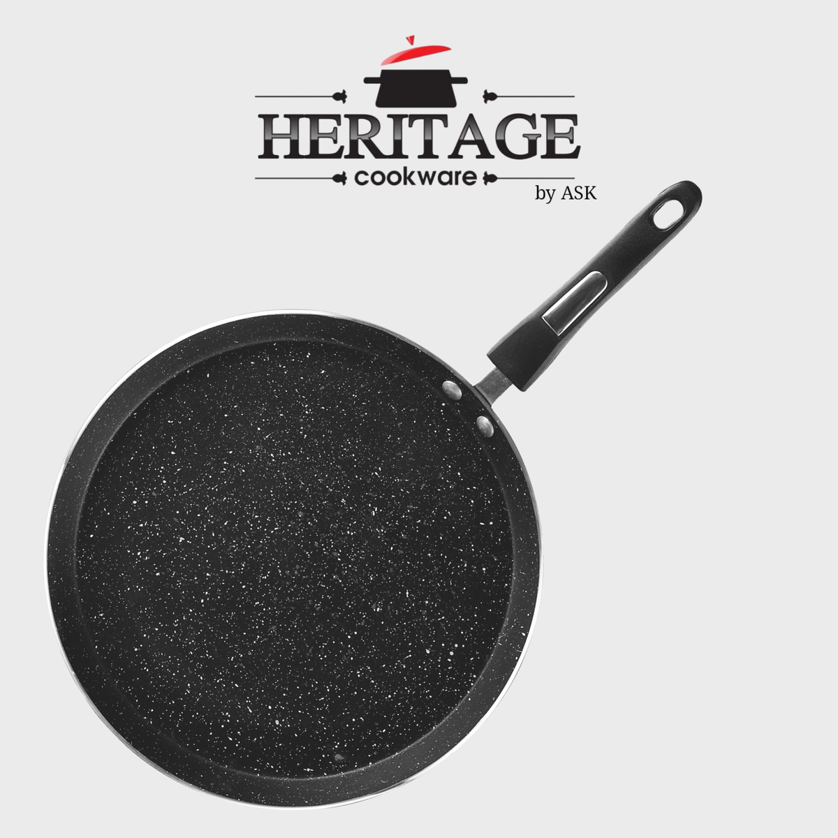 Heritage 30 CM Premium Marble Coated Non-Stick Hot Plate