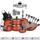 Heritage Super Non-Stick Cookware 21-Piece Set