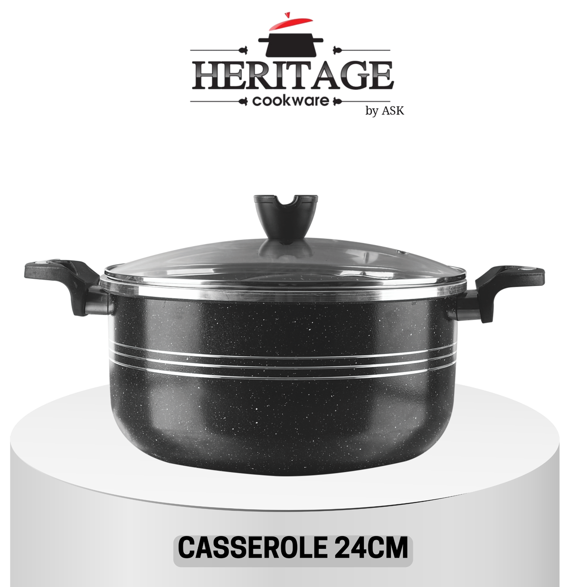 Heritage Winching Non-Stick Cookware 15-Piece Set