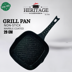 Heritage Non-Stick Marble Coated Grill Pan 29cm