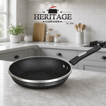 Heritage 24 CM Premium Marble Coated Frying Pan