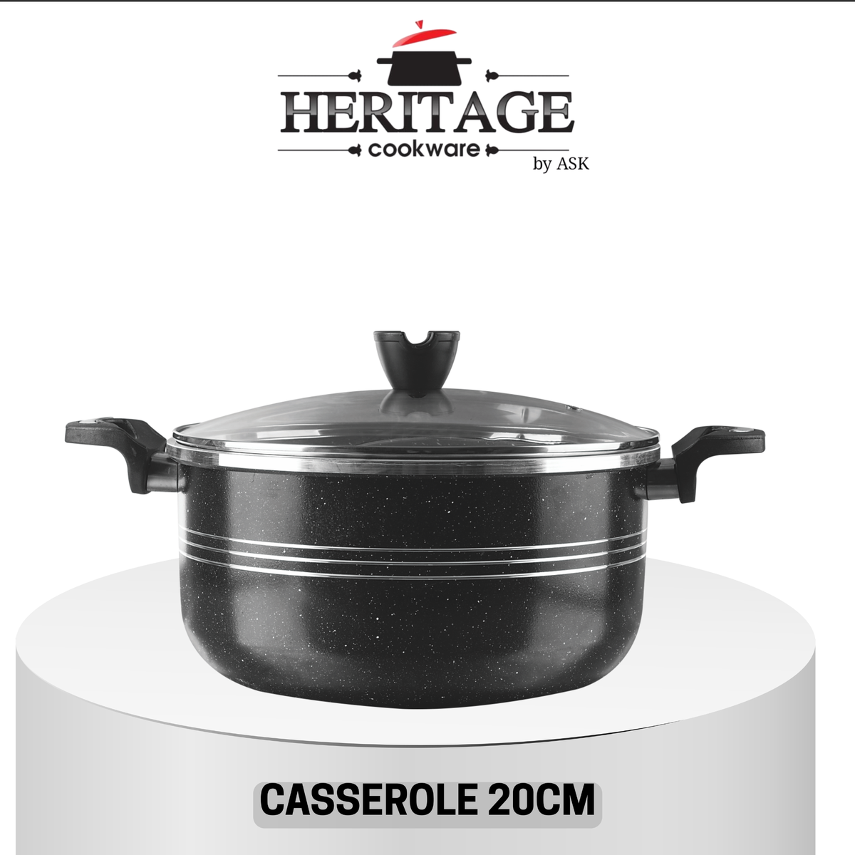 Heritage Winching Non-Stick Cookware 15-Piece Set