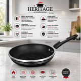 Heritage 24 CM Premium Marble Coated Frying Pan