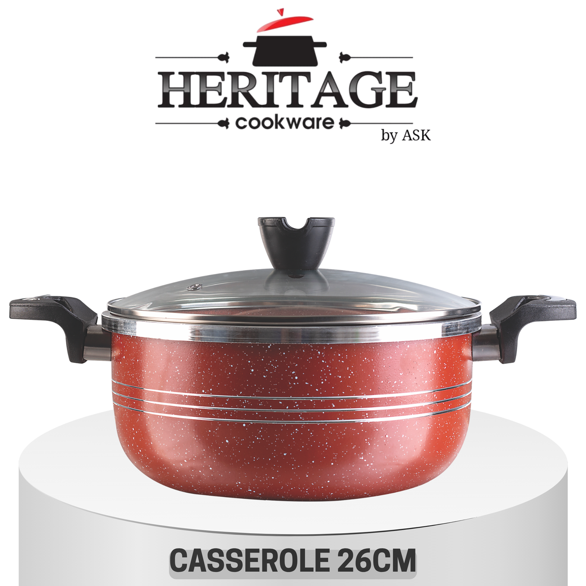 Italian 17 PCS Premium Marble Coated Non-Stick Cookware Set