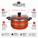 Heritage Super Non-Stick Cookware 21-Piece Set